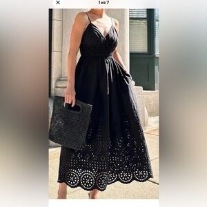 J.Crew V-neck smocked-waist dress in cotton poplin BR450 Size 18 NWT